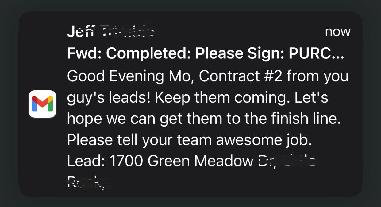REDG client testimonial proof 8